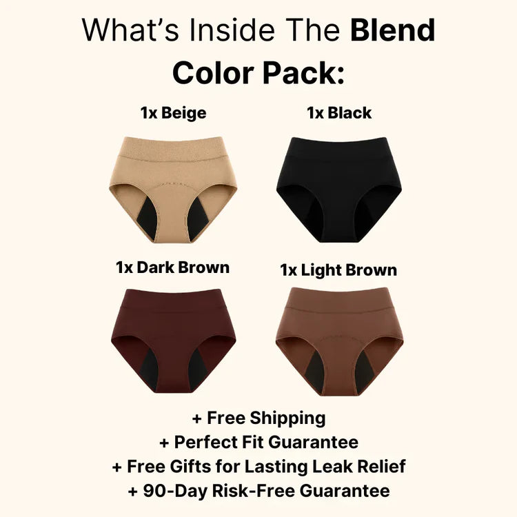 Hgfnvllc™ Medical-Grade Leak-Proof Underwear — Stay Dry, Odor-Free & Confident All Day